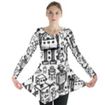 Robot Crowd Long Sleeve Tunic 