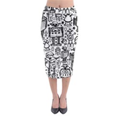 Midi Pencil Skirt 