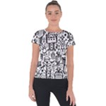 Robot Crowd Short Sleeve Sports Top 