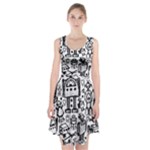 Robot Crowd Racerback Midi Dress