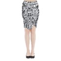 Midi Wrap Pencil Skirt 