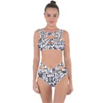 Robot Crowd Bandaged Up Bikini Set 