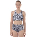 Robot Crowd Racer Back Bikini Set
