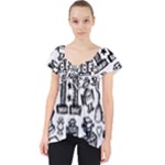 Robot Crowd Lace Front Dolly Top