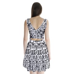 Split Back Mini Dress  