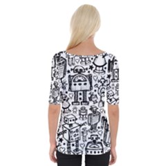 Wide Neckline T-Shirt 