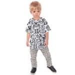 Robot Crowd Kids  Raglan Tee