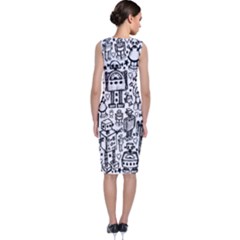 Sleeveless Velvet Midi Dress 
