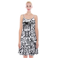 Spaghetti Strap Velvet Dress 