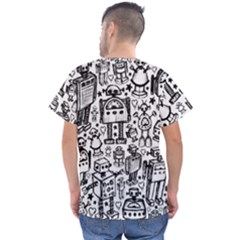 Men s V-Neck Scrub Top 