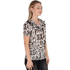 Women s V-Neck Scrub Top 