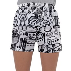 Women s Satin Sleepwear Shorts 