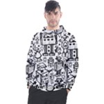 Robot Crowd Men s Pullover Hoodie