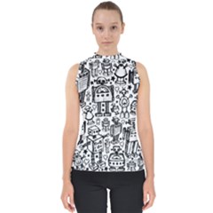 Mock Neck Shell Top 