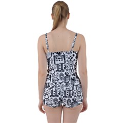 Tie Front Two Piece Tankini 
