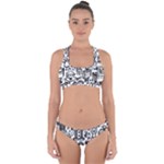 Robot Crowd Cross Back Hipster Bikini Set