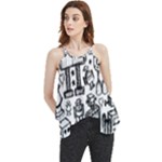 Robot Crowd Flowy Camisole Tank Top