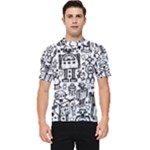 Robot Crowd Men s Short Sleeve Rash Guard
