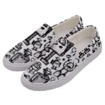 Robot Crowd Men s Canvas Slip Ons