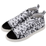 Robot Crowd Men s Mid-Top Canvas Sneakers