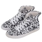 Robot Crowd Women s Hi-Top Skate Sneakers
