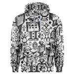 Robot Crowd Men s Overhead Hoodie