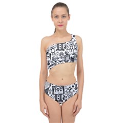Spliced Up Two Piece Swimsuit 