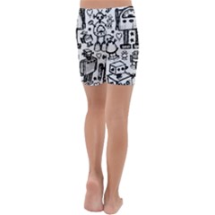 Kids  Lightweight Velour Capri Yoga Leggings 