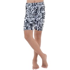 Kids  Lightweight Velour Cropped Yoga Leggings 