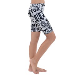Kids  Lightweight Velour Cropped Yoga Leggings 