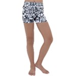 Robot Crowd Kids  Lightweight Velour Yoga Shorts