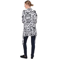 Long Sleeve Velvet Kimono  