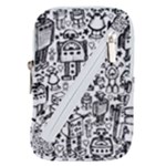 Robot Crowd Belt Pouch Bag (Small)