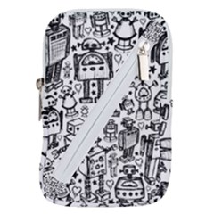 Robot Crowd Belt Pouch Bag (Large) from ArtsNow.com