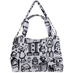 Double Compartment Shoulder Bag 
