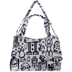 Double Compartment Shoulder Bag 