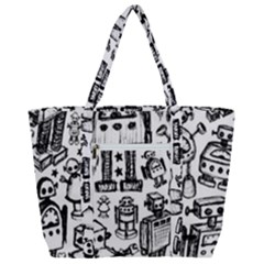 Zip Up Canvas Bag 