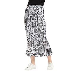 Maxi Fishtail Chiffon Skirt 