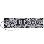 Robot Crowd Roll Up Canvas Pencil Holder (L)