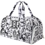 Robot Crowd Burner Gym Duffel Bag