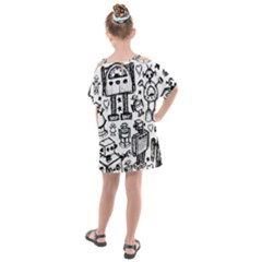 Kids  One Piece Chiffon Dress 