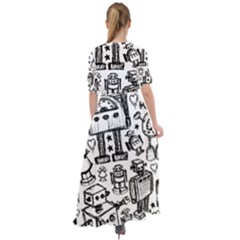 Waist Tie Boho Maxi Dress 