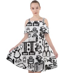Cut Out Shoulders Dress 
