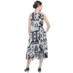 Round Neck Boho Dress 