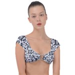 Robot Crowd Cap Sleeve Ring Bikini Top