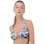 Robot Crowd Knot Up Bikini Top