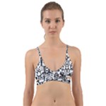 Robot Crowd Wrap Around Bikini Top