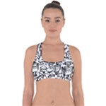 Robot Crowd Cross Back Hipster Bikini Top 