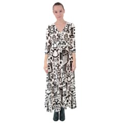 Button Up Maxi Dress 