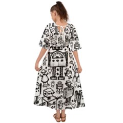 Kimono Sleeve Boho Dress 
